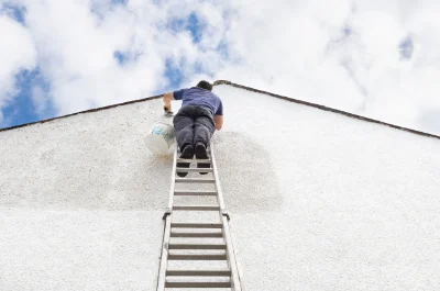 Peinture extérieure à Poigny — façades et ravalement